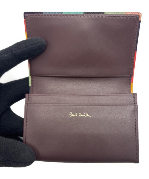 PAUL SMITH（ポールスミス）PAUL SMITH (ポールスミス) カードケース ブラウンの古着・服飾アイテム