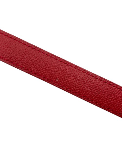 HERMES（エルメス）HERMES (エルメス) ミニコンスタンスベルト ブラック×レッド サイズ:70cmの古着・服飾アイテム