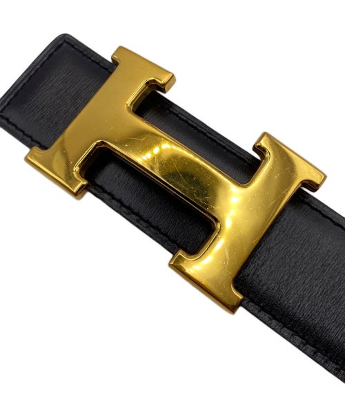 HERMES（エルメス）HERMES (エルメス) コンスタンスベルト ベージュ×ブラック サイズ:75cmの古着・服飾アイテム