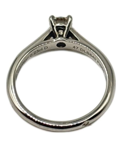 Cartier（カルティエ）Cartier (カルティエ) SOLITAIRE 1895 ソリテール 1895 リング  Pt950 サイズ:7号の古着・服飾アイテム