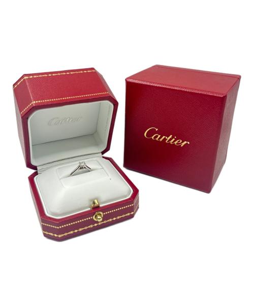 Cartier（カルティエ）Cartier (カルティエ) SOLITAIRE 1895 ソリテール 1895 リング  Pt950 サイズ:7号の古着・服飾アイテム