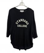 L'appartement×Americanaアパルトモン×アメリカーナ）の古着「フットボールTシャツ」｜ブラック