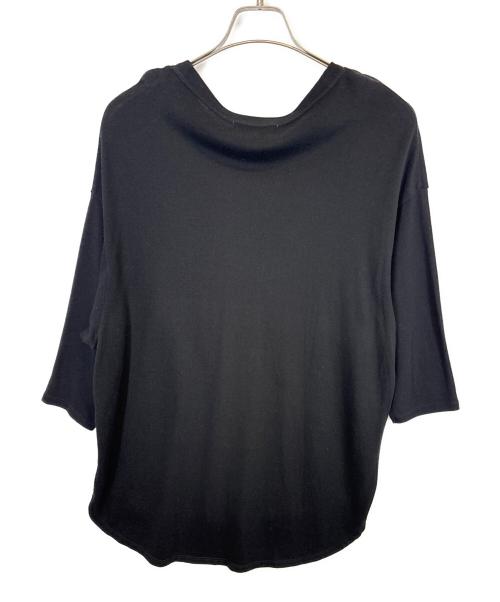 L'appartement（アパルトモン）L'Appartement (アパルトモン) Americana (アメリカーナ) フットボールTシャツ ブラック サイズ:Freeの古着・服飾アイテム