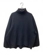 TOTEMトーテム）の古着「タートルネックニット 20-080-510-0006-3-0」｜ブラック