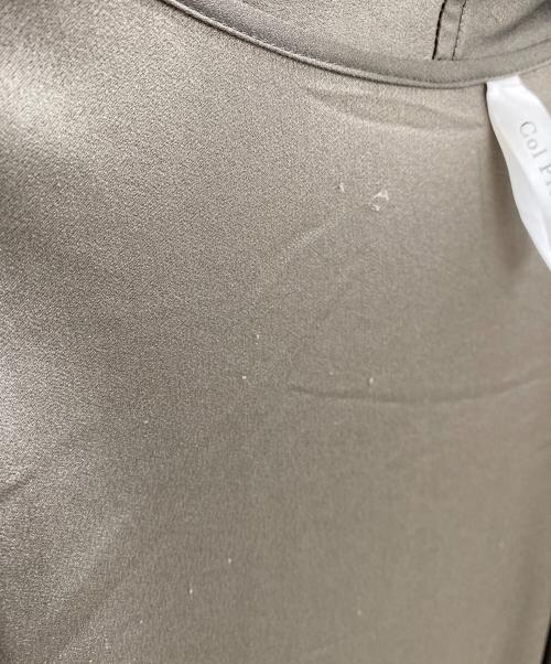 Col Pierrot（コルピエロ）Col Pierrot (コルピエロ) サテンロングカーディガン カーキ サイズ:SIZE Freeの古着・服飾アイテム