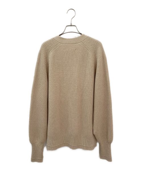 MARIA MCMANUS（マリアマクマナス）MARIA MCMANUS (マリアマクマナス) SPLIT SLEEVE COCOON CARDIGAN ベージュ サイズ:Sの古着・服飾アイテム