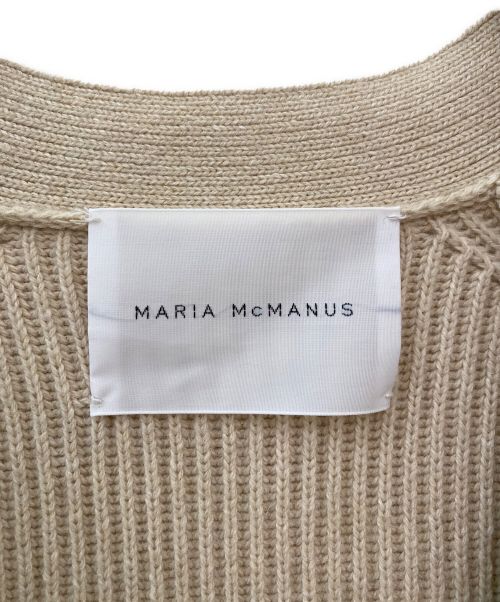 MARIA MCMANUS（マリアマクマナス）MARIA MCMANUS (マリアマクマナス) SPLIT SLEEVE COCOON CARDIGAN ベージュ サイズ:Sの古着・服飾アイテム
