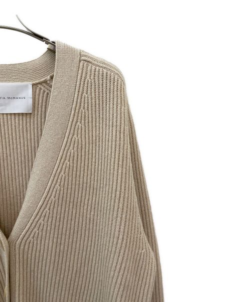 MARIA MCMANUS（マリアマクマナス）MARIA MCMANUS (マリアマクマナス) SPLIT SLEEVE COCOON CARDIGAN ベージュ サイズ:Sの古着・服飾アイテム