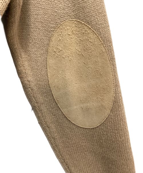 Maison Margiela（メゾンマルジェラ）Maison Margiela (メゾンマルジェラ) elbow patch knit（エルボーパッチニット） ベージュ サイズ:Sの古着・服飾アイテム
