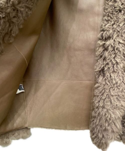 BLANCHA（ブランカ）BLANCHA (ブランカ) ムートンベスト MOUTON VEST ブラウン サイズ:FREEの古着・服飾アイテム