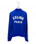 CELINE (セリーヌ) ロゴ刺繍テディスタジャンブルゾン ブルー サイズ:44：75000円