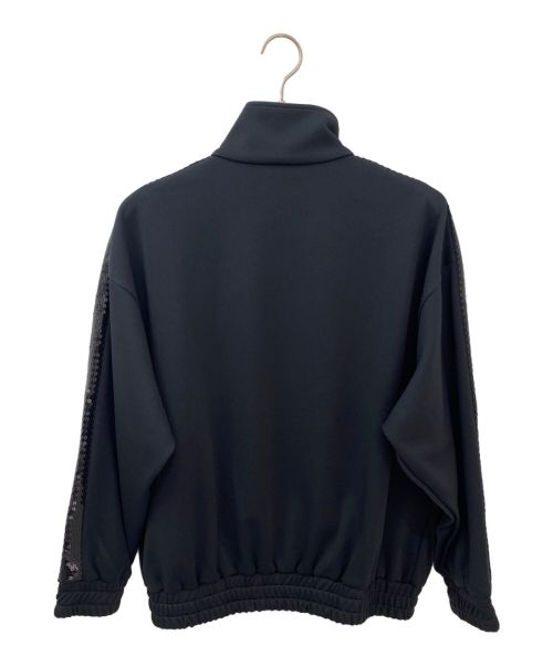 CELINE（セリーヌ）CELINE (セリーヌ) スパンコールトラックジャケット ブラック サイズ:Sの古着・服飾アイテム