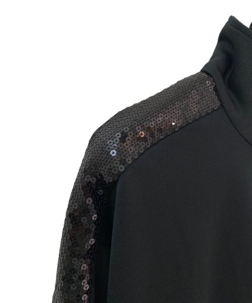 CELINE（セリーヌ）CELINE (セリーヌ) スパンコールトラックジャケット ブラック サイズ:Sの古着・服飾アイテム