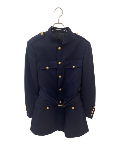 CELINE（セリーヌ）CELINE (セリーヌ) サファリミリタリージャケット ネイビー サイズ:40の古着・服飾アイテム
