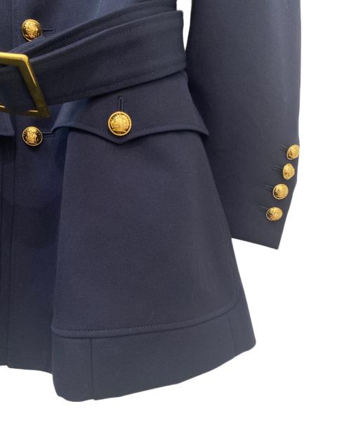 CELINE（セリーヌ）CELINE (セリーヌ) サファリミリタリージャケット ネイビー サイズ:40の古着・服飾アイテム