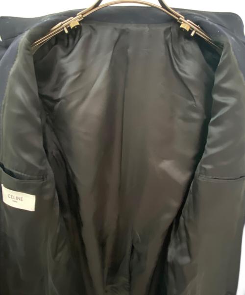 CELINE（セリーヌ）CELINE (セリーヌ) サファリミリタリージャケット ネイビー サイズ:40の古着・服飾アイテム