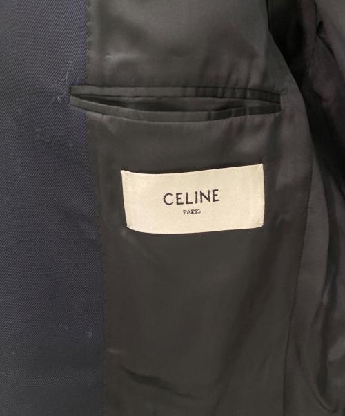 CELINE（セリーヌ）CELINE (セリーヌ) サファリミリタリージャケット ネイビー サイズ:40の古着・服飾アイテム