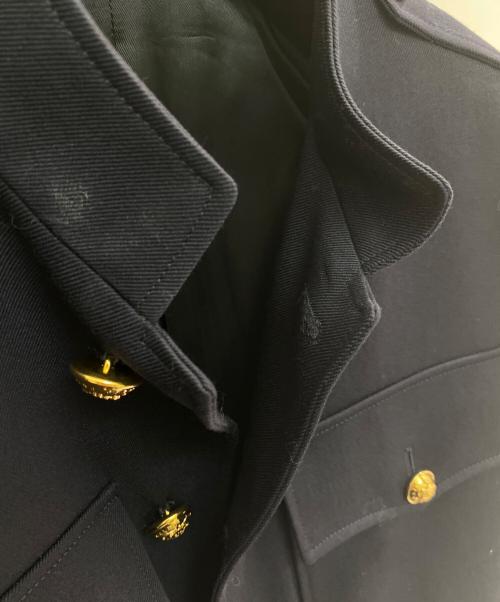 CELINE（セリーヌ）CELINE (セリーヌ) サファリミリタリージャケット ネイビー サイズ:40の古着・服飾アイテム