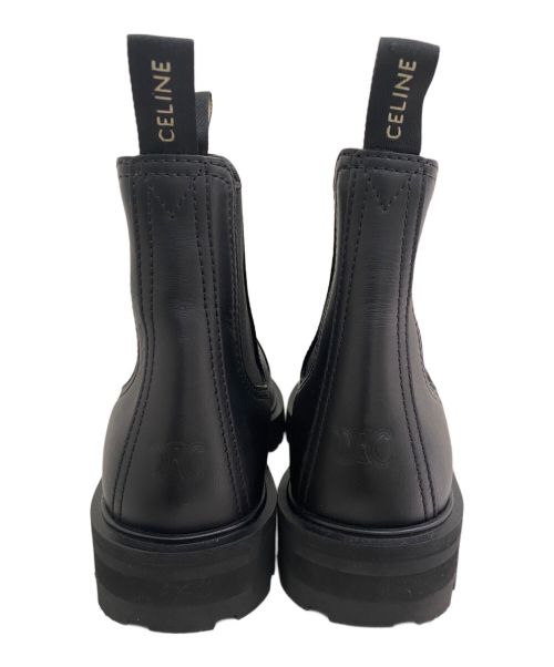 CELINE（セリーヌ）CELINE (セリーヌ) サイドゴアブーツ ブラック サイズ:38の古着・服飾アイテム