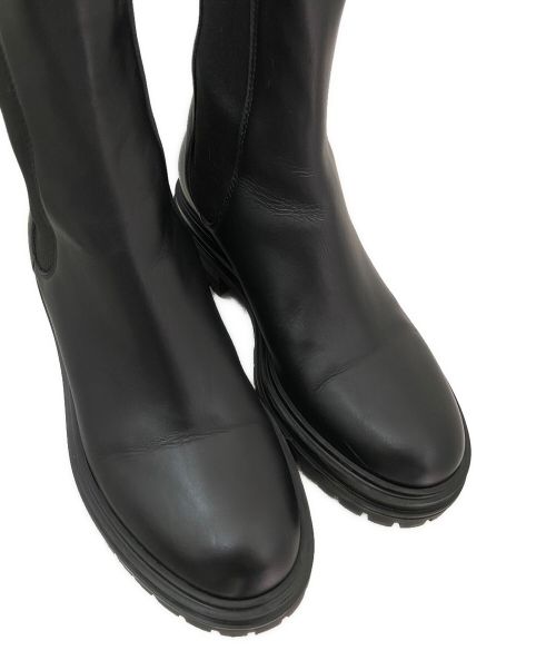 Gianvito Rossi（ジャンヴィト ロッシ）Gianvito Rossi (ジャンヴィト・ロッシ) サイドゴアブーツ ブラック サイズ:38の古着・服飾アイテム
