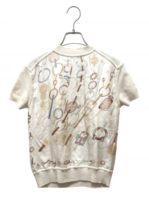 HERMES（エルメス）HERMES (エルメス) ドレブックル ツイルレーヌ アイボリー サイズ:34の古着・服飾アイテム