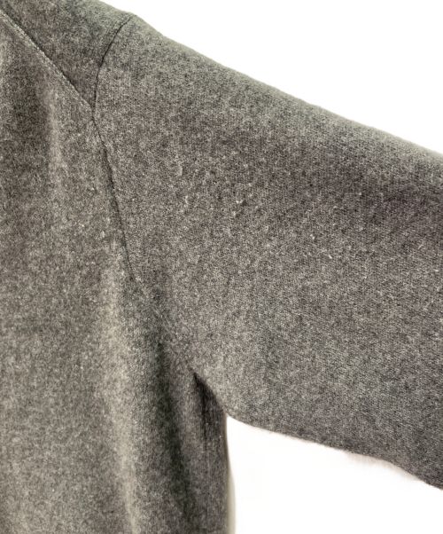 LOUIS VUITTON（ルイ ヴィトン）LOUIS VUITTON (ルイ ヴィトン) インサイドアウト ジップアップニット グレー サイズ:Lの古着・服飾アイテム