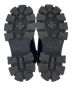 中古・古着 PRADA (プラダ) モノリス ポーチ付 ブラッシュドレザーx Re-Nylon ブーツ ブラック サイズ:38：95000円