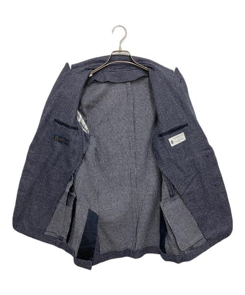 TOMORROW LAND（トゥモローランド）TOMORROW LAND (トゥモローランド) サマーブークレ2Bテーラードジャケット ネイビー サイズ:48の古着・服飾アイテム