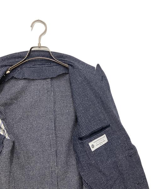 TOMORROW LAND（トゥモローランド）TOMORROW LAND (トゥモローランド) サマーブークレ2Bテーラードジャケット ネイビー サイズ:48の古着・服飾アイテム