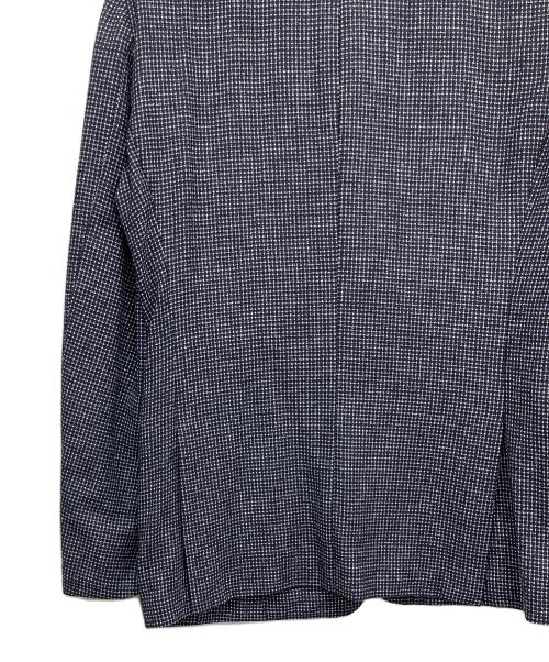 TOMORROW LAND（トゥモローランド）TOMORROW LAND (トゥモローランド) サマーブークレ2Bテーラードジャケット ネイビー サイズ:48の古着・服飾アイテム