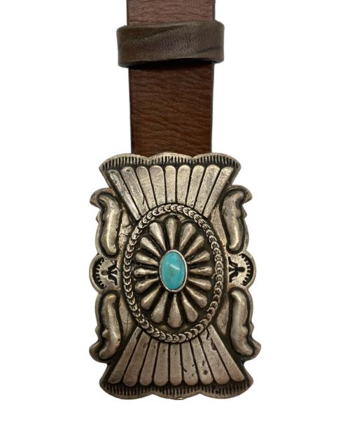 POLO RALPH LAUREN（ポロ・ラルフローレン）POLO RALPH LAUREN (ポロ・ラルフローレン) インディアンバックルレザーベルトの古着・服飾アイテム