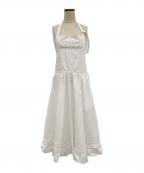 DEAN&DELUCA×BEAMSディーンアンドデルーカ×ビームス）の古着「エプロンドレス」｜ホワイト