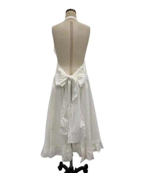 DEAN&DELUCA（ディーンアンドデルーカ）DEAN&DELUCA (ディーンアンドデルーカ) BEAMS (ビームス) エプロンドレス ホワイト サイズ:FREEの古着・服飾アイテム