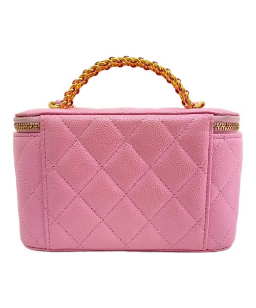 CHANEL（シャネル）CHANEL (シャネル) スモールバニティケース ピンクの古着・服飾アイテム