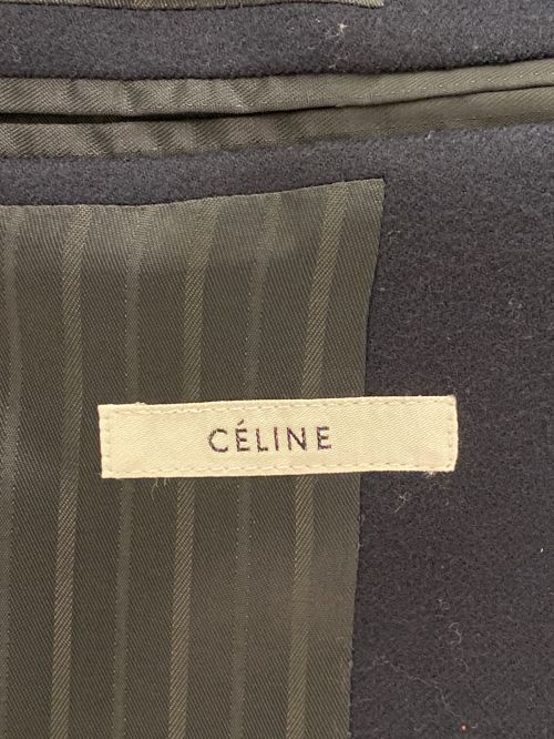 CELINE（セリーヌ）CELINE (セリーヌ) チェスターコート ネイビー サイズ:36の古着・服飾アイテム
