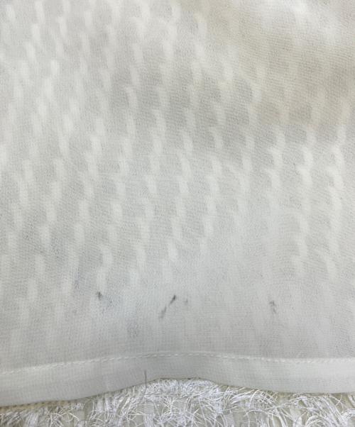 CLANE（クラネ）CLANE (クラネ) ダブル フェイス フリンジ トップス アイボリー サイズ:2の古着・服飾アイテム