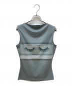 Acne studiosアクネ ストゥディオス）の古着「ノースリーブカットソー」｜ライトグレー