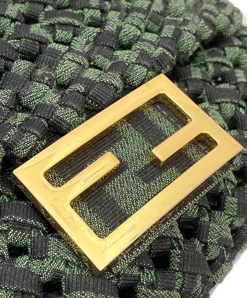 FENDI（フェンディ）FENDI (フェンディ) マンマバゲットミニ グリーンの古着・服飾アイテム