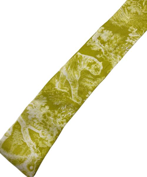 Christian Dior（クリスチャン ディオール）Christian Dior (クリスチャン ディオール) シルクツィリー イエローの古着・服飾アイテム