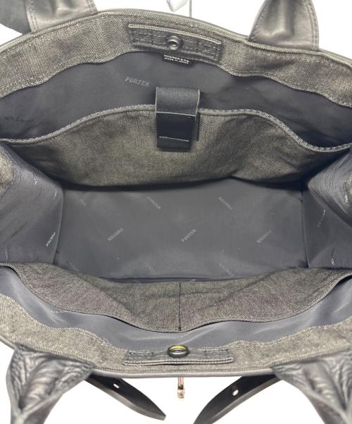 PORTER（ポーター）PORTER (ポーター) FORK 2WAY TOTE BAG ブラック サイズ:Mの古着・服飾アイテム