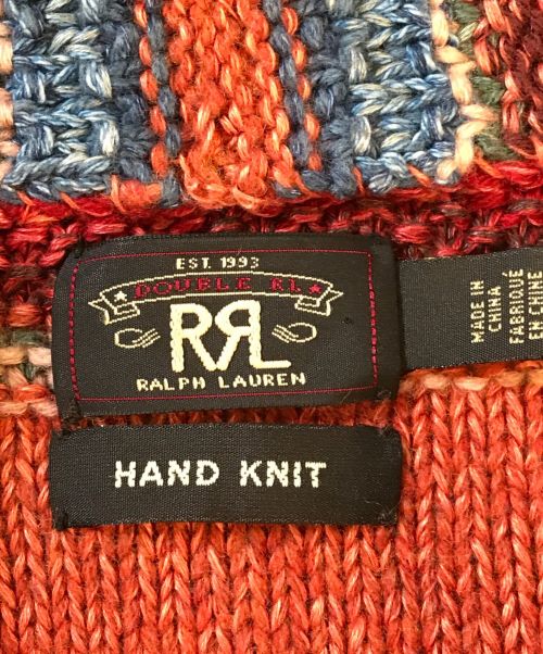 RRL（ダブルアールエル）RRL (ダブルアールエル) ショールカラーカーディガン レッド サイズ:1の古着・服飾アイテム