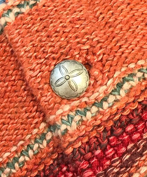 RRL（ダブルアールエル）RRL (ダブルアールエル) ショールカラーカーディガン レッド サイズ:1の古着・服飾アイテム