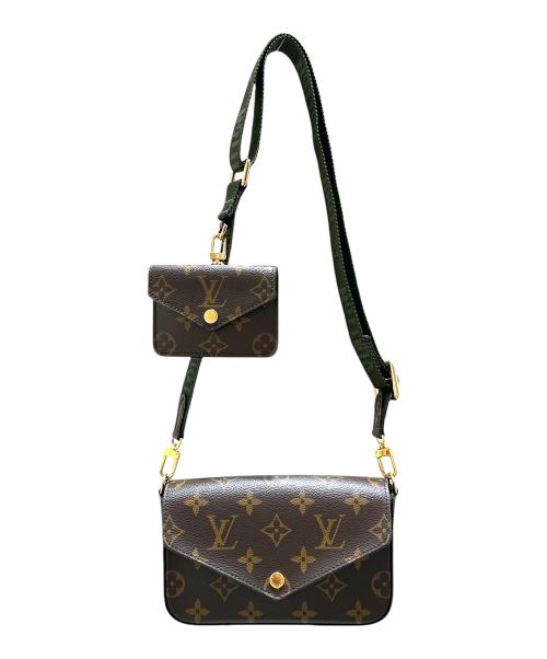 LOUIS VUITTON（ルイ ヴィトン）LOUIS VUITTON (ルイ ヴィトン) モノグラム ミュルティポシェット・フェリシー M80091 ブラウンの古着・服飾アイテム