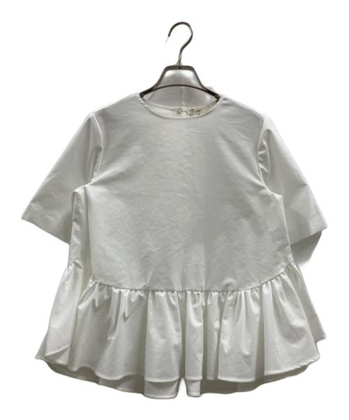 YORI（ヨリ）yori (ヨリ) 半袖ブラウス ホワイト サイズ:36 未使用品の古着・服飾アイテム