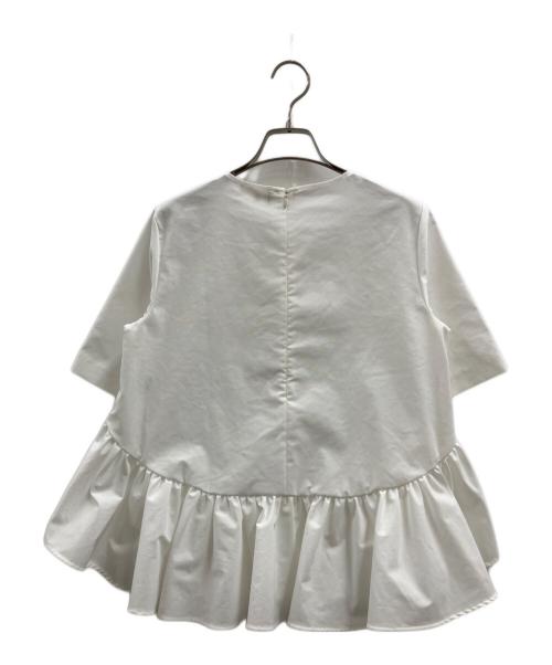 YORI（ヨリ）yori (ヨリ) 半袖ブラウス ホワイト サイズ:36 未使用品の古着・服飾アイテム
