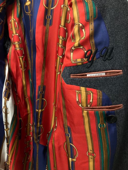 GUCCI（グッチ）GUCCI (グッチ) ダブルコート グレー サイズ:44の古着・服飾アイテム