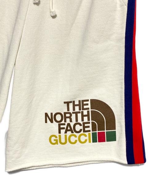 GUCCI（グッチ）GUCCI (グッチ) THE NORTH FACE (ザ ノース フェイス) ハーフパンツ アイボリー サイズ:XSの古着・服飾アイテム