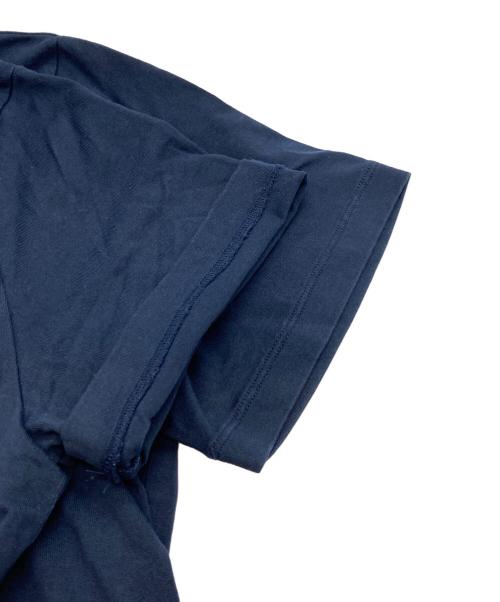 Thom Browne（トムブラウン）Thom Browne (トムブラウン) トリコロールサイドスリットTシャツ ネイビー サイズ:1の古着・服飾アイテム