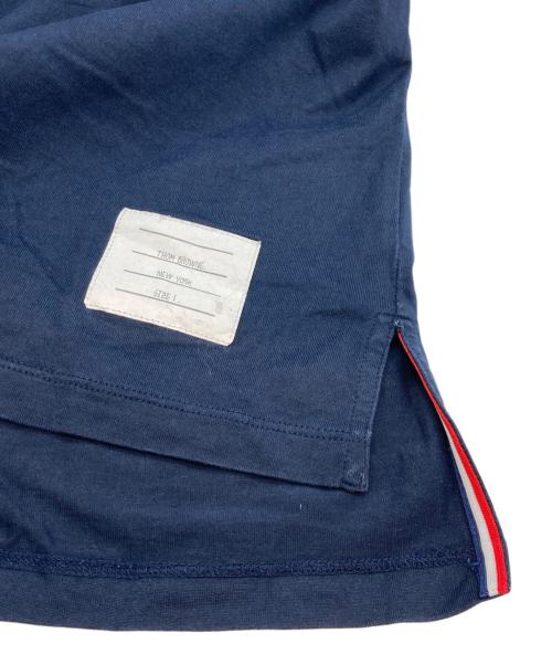 Thom Browne（トムブラウン）Thom Browne (トムブラウン) トリコロールサイドスリットTシャツ ネイビー サイズ:1の古着・服飾アイテム