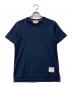Thom Browne（トムブラウン）の古着「トリコロールサイドスリットTシャツ」｜ネイビー